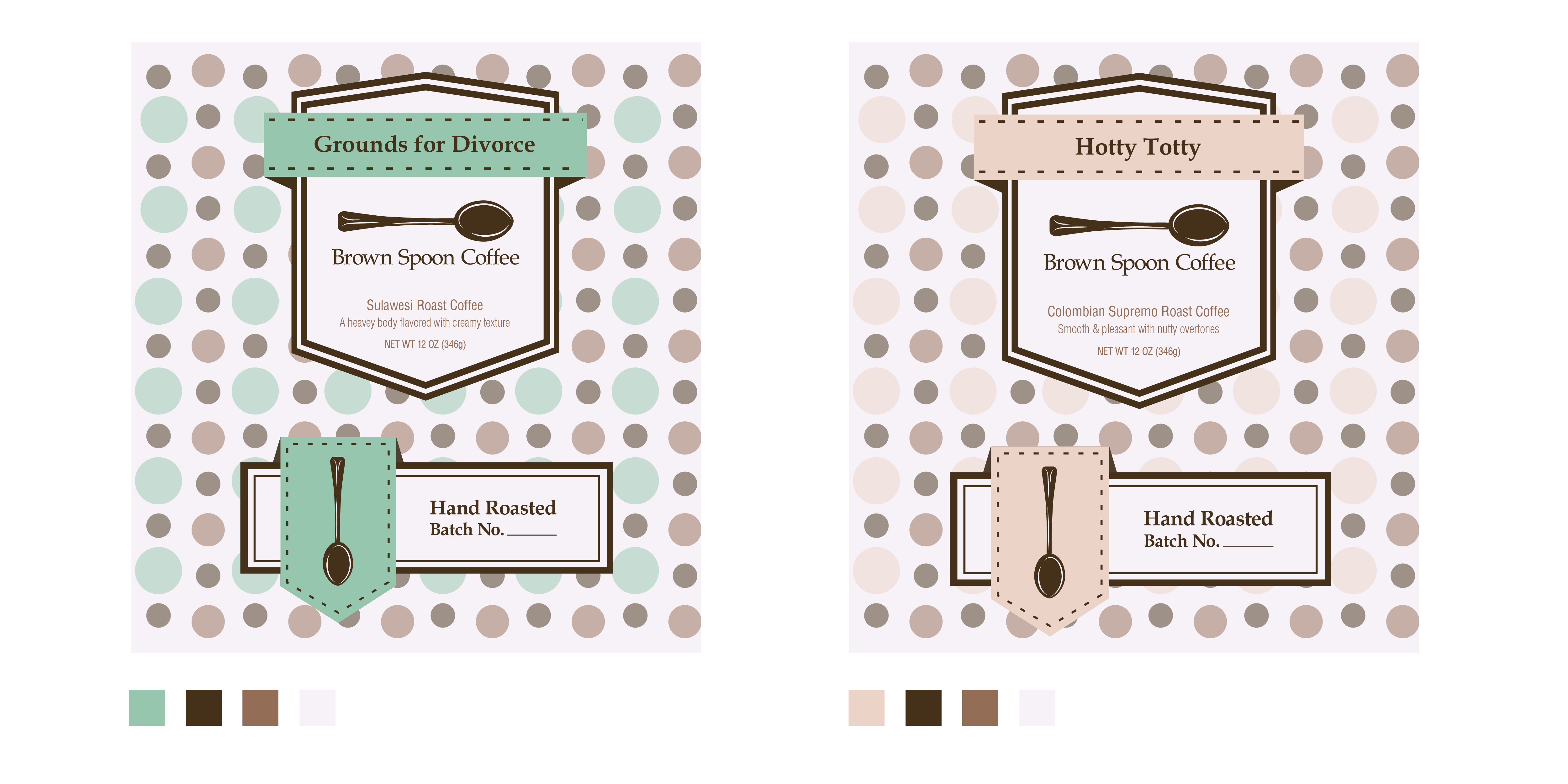 Different coffee labels